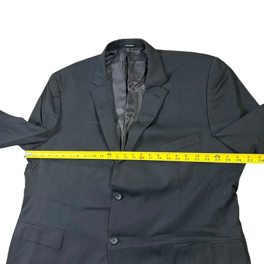 Pronto Uomo Platinum Sz 52R Dark‎ Gray 100% Wool Blazer Jacket Sport Coat